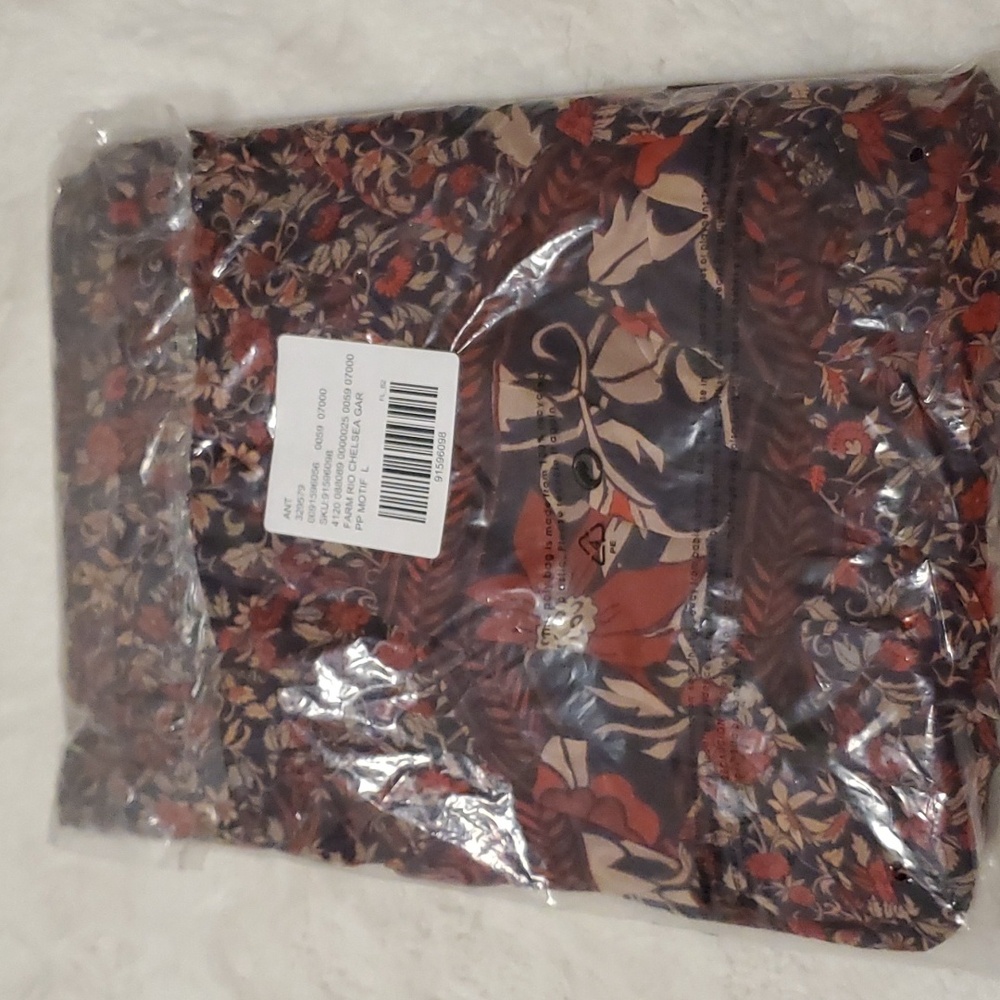 Farm Rio Chelsea Garden Ruffle Midi Skirt in Large Size - Picture 11 of 12